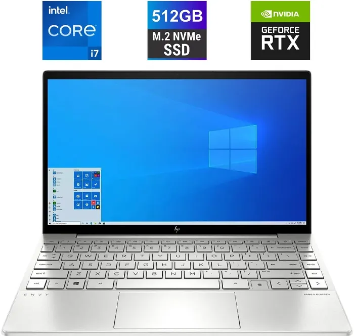 Ігровий ноутбук Б-клас HP Envy 15t-ep100 / 15.6" (1920x1080) IPS / Intel Core i7-11800H (8 (16) ядер по 1.9 - 4.6 GHz) / 32 GB DDR4 / 512 GB SSD M.2 / nVidia GeForce RTX 3050, 4 GB GDDR6, 128-bit / WebCam / Fingerprint б/в - зображення 1