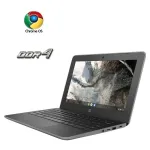 Нетбук HP ChromeBook 11 G7 EE / 11.6" (1366x768) TN / Intel Celeron N4000 (2 ядра по 1.1 - 2.6 GHz) / 4 GB DDR4 / 8 GB eMMC / Intel UHD Graphics 600 / WebCam / ChromeOS б/в