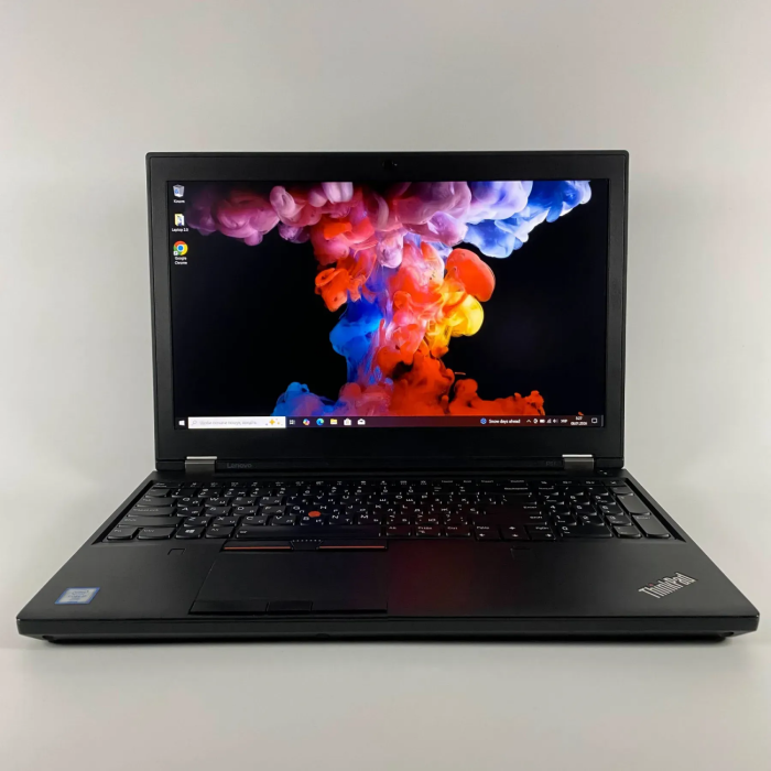 Мобільна робоча станція Lenovo ThinkPad P51 / 15,6" (1920x1080) IPS / Intel Core i7-6820HQ (4 (8) ядра по 2,7 - 3,6 ГГц) / 16 ГБ DDR4 / 512 ГБ SSD / nVidia Quadro M1200, 4 ГБ GDDR5, 256-біт / WebCam / TouchID б/в - изображение 2