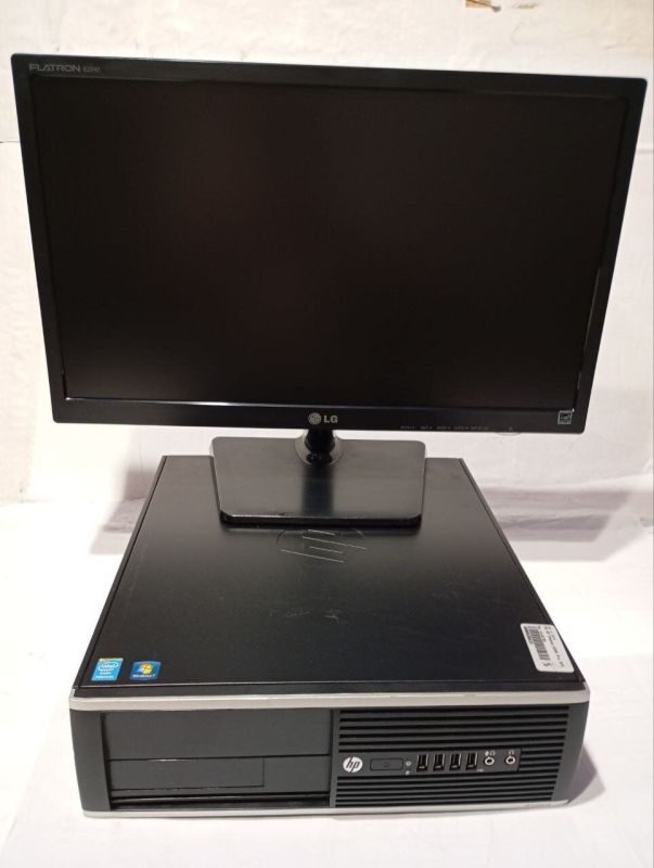 Комплект ПК Б-клас: HP Compaq Pro 6300 SFF / Intel Core i5-3470 (4 ядра по 3,2 - 3,6 ГГц) / 8 ГБ DDR3 / 500 ГБ HDD / Intel HD Graphics 2500 + Монітор LG Flatron E2242C-BN / 22" (1920x1080) TN / 1x VGA / VESA 75x75 б/в - изображение 2