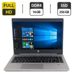Ноутбук HP ProBook 440 G7 / 14" (1920x1080) IPS / Intel Core i3-10110U (2 (4) ядра по 2.1 - 4.1 GHz) / 16 GB DDR4 / 256 GB SSD / Intel UHD Graphics / WebCam б/в