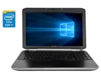 Ноутбук Б-клас Dell Latitude E5520 / 15.6" (1366x768) TN / Intel Core i7-2640M (2 (4) ядра по 2.8 - 3.5 GHz) / 4 GB DDR3 / 500 GB HDD / Intel HD Graphics 3000 / WebCam / DVD-RW б/в