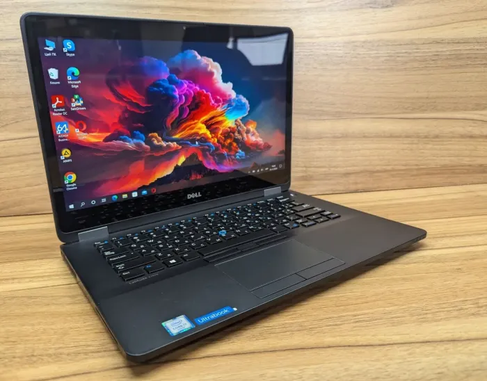 Ультрабук Dell Latitude E7470 / 14" (2560x1440) IPS Touch / Intel Core i7-6600U (2 (4) ядра по 2.6 - 3.4 GHz) / 8 GB DDR4 / 256 GB SSD / Intel HD Graphics 520 / WebCam / HDMI / Windows 10 б/в - зображення 4