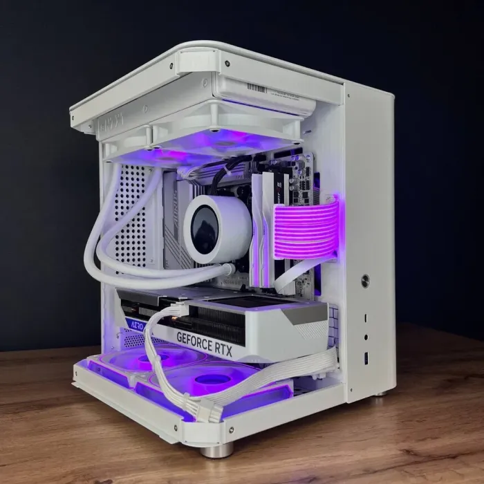 Збірка під замовлення: комп'ютер Jonsbo TK-1 White Tower / AMD Ryzen 5 7500F Tray (6 (12) ядер по 3.7 - 5.0 GHz) / 32 GB DDR5 / 1000 GB SSD M.2 / nVidia GeForce RTX 4060 Ti, 8 GB GDDR6, 128-bit / 850W - зображення 3