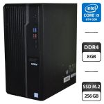 Комп'ютер Acer Veriton S4660G Tower / Intel Core i5-8400 (6 ядер по 2,8 - 4,0 ГГц) / 8 ГБ DDR4 / 256 ГБ SSD M.2 / Intel UHD Graphics 630 / Windows 11 Pro б/в