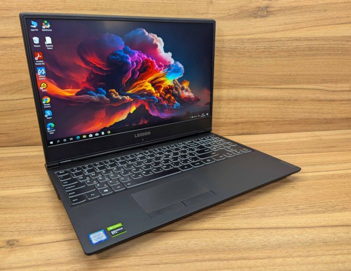 Ігровий ноутбук Lenovo Legion Y540-15IRH / 15.6" (1920x1080) IPS / Intel Core i7-9750HF (6 (12) ядер по 2,6 - 4,5 ГГц) / 16 ГБ DDR4 / 256 ГБ SSD + 1000 ГБ HDD / nVidia GeForce GTX 1660 Ti, 6 ГБ GDDR6, 192-bit / HDMI / Windows 10 б/в - зображення 4