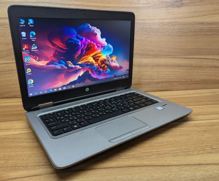 Ноутбук Б-клас HP ProBook 640 G2 / 14" (1920x1080) IPS / Intel Core i7-6600U (2 (4) ядра по 2.6 - 3.4 GHz) / 8 GB DDR4 / 256 GB SSD / Intel HD Graphics 520 / WebCam / Fingerprint / Windows 10 б/в - зображення 5