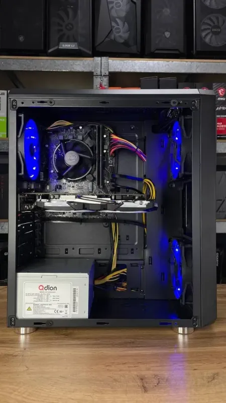 Ігровий ПК 1stPlayer F4 Tower / Intel Core i3-10105F (4 (8) ядра по 3.7 - 4.4 GHz) / 16 GB DDR4 / 500 GB SSD / nVidia GeForce GTX 1060, 6 GB GDDR5, 192-bit / 550W б/в - зображення 4