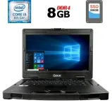 Напівзахищений ноутбук Getac S410 G3/14" (1366x768) TN/Intel Core i5-8265U (4(8) ядра по 1.6 - 3.9 GHz)/8 GB DDR4/256 GB SSD/Intel UHD Graphics 620/USB 3. б/в