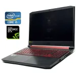 Ігровий ноутбук Acer Nitro 5 AN515-54 / 15,6" (1920x1080) IPS / Intel Core i5-9300H (4 (8) ядра по 2,4 - 4,1 ГГц) / 16 ГБ DDR4 / 128 ГБ SSD + 1000 ГБ HDD / nVidia GeForce GTX 1650, 4 ГБ GDDR5, 128-біт / WebCam / Win 11 б/в