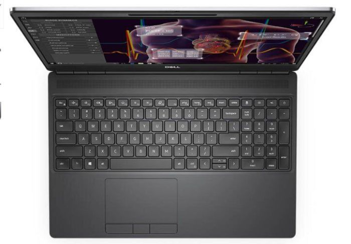 Мобільна робоча станція Dell Precision 7750 / 17.3" (1920x1080) IPS / Intel Core i7-10750H (6 (12) ядер по 2.6 - 5.0 GHz) / 16 GB DDR4 / 512 GB SSD / nVidia Quadro RTX 5000, 16 GB GDDR6, 256-bit / WebCam б/в - зображення 3