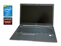 Мобільна робоча станція HP ZBook 15u G5 / 15.6" (1920x1080) TN / Intel Core i7-8550U (4 (8) ядра по 1.8 - 4.0 GHz) / 16 GB DDR4 / 256 GB SSD / AMD Radeon Pro WX 3100, 2 GB DDR5, 128-bit / WebCam / Win 10 б/в