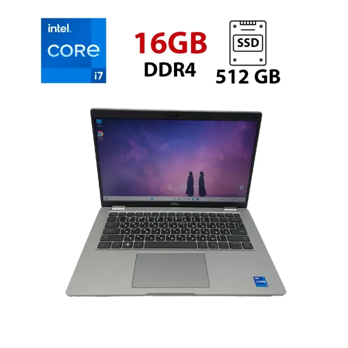 Ультрабук Dell Latitude 5430 / 14" (1920x1080) IPS / Intel Core i7-1265U (10 (12) ядер по 3.6 - 4.8 GHz) / 16 GB DDR4 / 512 GB SSD / Intel Iris X Graphics / WebCam б/в - зображення 1