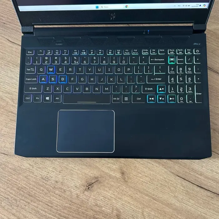 Ігровий ноутбук Б-клас Acer Predator Triton PT315-53 / 15.6" (2560x1440) IPS / Intel Core i7-11800H (8 (16) ядер по 2.3 - 4.6 GHz) / 16 GB DDR4 / 512 GB SSD / nVidia GeForce RTX 3070, 8 GB GDDR6, 256-bit / WebCam б/в - зображення 7