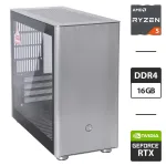 Ігровий ПК Qube V9 Pro Tower / AMD Ryzen 5 5600G (6 (12) ядер по 3.9 - 4.4 GHz) / 16 GB DDR4 / 512 GB SSD M.2 + 1000 GB HDD / nVidia GeForce RTX 3060, 12 GB GDDR6, 192-bit / 650W