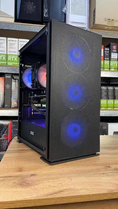 Збірка під замовлення: 2E Gaming Virtus Neo G3301N Tower / AMD Ryzen 5 5600 (6 (12) ядер по 3.5 - 4.4 GHz) / 32 GB DDR4 / 1000 GB SSD / nVidia GeForce RTX 3070 Ti, 8 GB GDDR6X, 256-bit / HDMI / 750W б/в - зображення 2