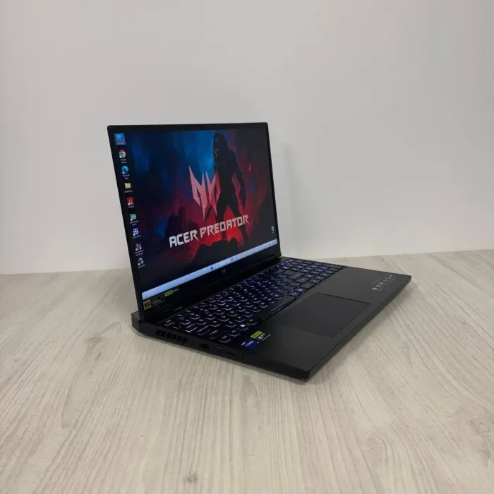 Ігровий ноутбук Acer Predator Helios 16 PH16-71 / 16" (2560x1600) IPS / Intel Core i7-13700HX (16 (24) ядер по 3.7 - 5.0 GHz) / 16 GB DDR5 / 1000 GB SSD / nVidia GeForce RTX 4060, 8 GB GDDR6, 128-bit / WebCam б/в - зображення 4