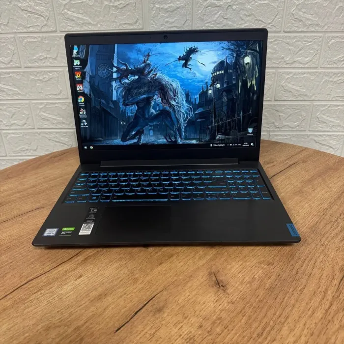Ігровий ноутбук Б-клас Lenovo IdeaPad L340-15IRH Gaming / 15.6" (1920x1080) IPS / Intel Core i5-9300HF (4 (8) ядра по 2.4 - 4.1 GHz) / 8 GB DDR4 / 512 GB SSD NVMe / nVidia GeForce GTX 1650, 4 GB GDDR5, 128-bit / WebCam б/в - зображення 2