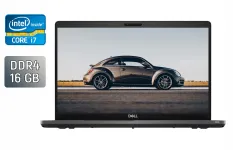 Ноутбук Б-клас Dell Latitude 5500 / 15.6" (1920x1080) IPS / Intel Core i7-8665U (4 (8) ядра по 1.9 - 4.8 GHz) / 16 GB DDR4 / 256 GB SSD / Intel UHD Graphics / TouchID / WebCam б/в