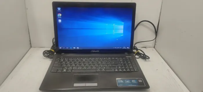 Ноутбук Б-клас Asus K53B / 15.6" TN / AMD E-450 (2 ядра по 1.65GHz) / 4GB DDR3 / 120GB SSD / AMD Radeon HD 6320 Graphics / WebCam б/в - зображення 2