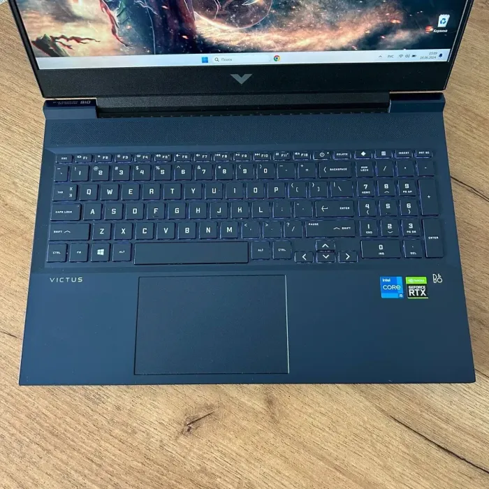 Ігровий ноутбук Б-клас HP Victus 16-d0023dx / 16.1" (1920x1080) IPS / Intel Core i5-11400H (6 (12) ядер по 2.2 - 4.5 GHz) / 8 GB DDR4 / 256 GB SSD / nVidia GeForce RTX 3050, 4 GB GDDR6, 128-bit / WebCam б/в - зображення 7