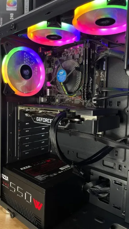 Ігровий ПК 1stPlayer BlackTower / Core i5-10400F (6(12) ядер по 2.9-4.3 GHz) / 16GB DDR4 / 500GB SSD / GeForce GTX 1660 Super, 6GB GDDR6, 192-bit / HDMI / 550W NEW б/в - зображення 6