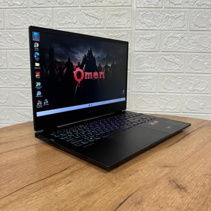 Ігровий ноутбук Б-клас HP Omen 16-n0033dx / 16.1" (1920x1080) IPS / AMD Ryzen 7 6800H (8 (16) ядер по 3.2 - 4.7 GHz) / 16 GB DDR5 / 512 GB SSD NVMe / AMD Radeon RX 6650M, 8 GB GDDR6, 128-bit / WebCam б/в - зображення 4