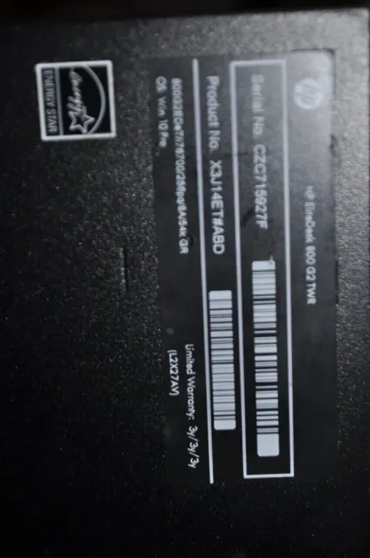 Комп'ютер HP EliteDesk 800 G2 Tower / Intel Core i7-6700 (4 (8) ядра по 3,4 - 4,0 ГГц) / 32 ГБ DDR4 / 1000 ГБ SSD / Intel HD Graphics 530 / DVD-ROM / Windows 11 Pro б/в - зображення 4