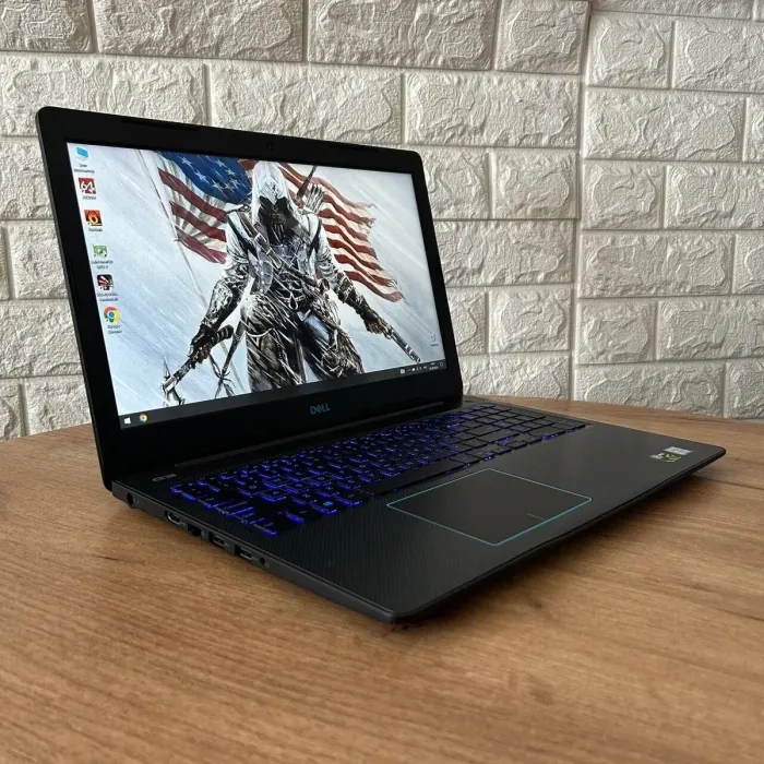 Ігровий ноутбук Б-клас Dell G3 3579 / 15.6" (1920x1080) IPS / Intel Core i5-8300H (4 (8) ядра по 2.3 - 4.0 GHz) / 8 GB DDR4 / 128 GB SSD M.2 + 500 GB HDD / nVidia GeForce GTX 1050 Ti, 4 GB GDDR5, 128-bit / WebCam б/в - зображення 4