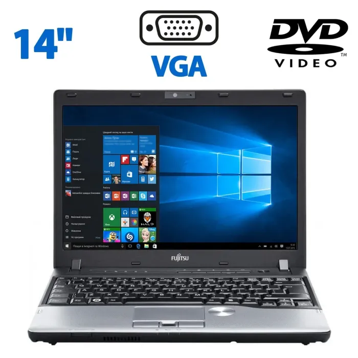 Ноутбук Fujitsu LifeBook S782 / 14" (1600x900) TN / Intel Core i5-3340M (2 (4) ядра по 2.7 - 3.4 GHz) / 4 GB DDR3 / 500 GB HDD / Intel HD Graphics 4000 / WebCam / DVD-ROM / DisplayPort б/в - зображення 1