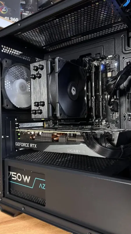 Збірка під замовлення: комп'ютер MSI MAG Forge M100R Black Tower / AMD Ryzen 5 7500F (6 (12) ядер по 3.7 - 5.0 GHz) / 32 GB DDR5 / 1000 GB SSD M.2 / nVidia GeForce RTX 3070, 8 GB GDDR6, 256-bit / 750W б/в - зображення 7