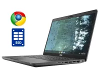 Ультрабук Dell Latitude 5400 Chromebook / 14" (1920x1080) IPS / Intel Core i3-8145U (2 (4) ядра по 2.1 - 3.9 GHz) / 8 GB DDR4 / 256 GB SSD M.2 / Intel UHD Graphics 620 / WebCam / ChromeOS б/в