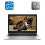 Ультрабук Б-клас HP EliteBook 850 G6 / 15.6" (1920x1080) IPS / Intel Core i5-8365U (4 (8) ядра по 1.6 - 4.1 GHz) / 16 GB DDR4 / 256 GB SSD / Intel UHD Graphics / WebCam / Fingerprin б/в