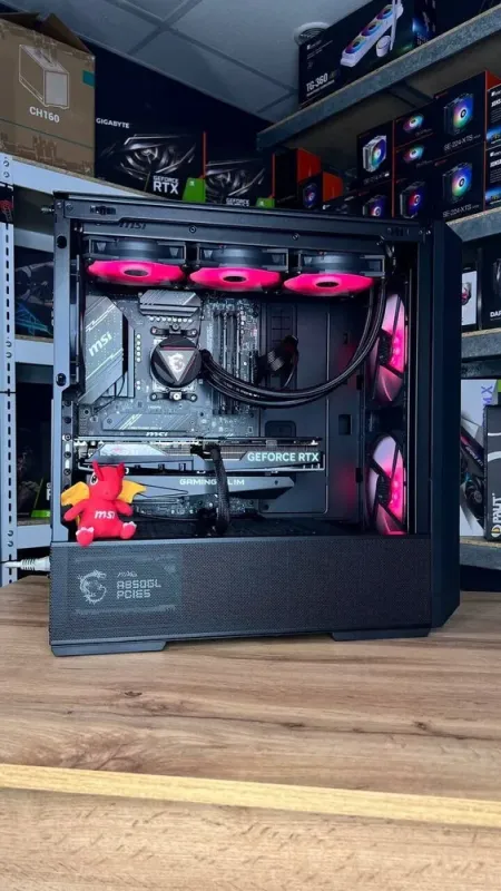 Збірка під замовлення:ігровий ПК Lian Li LanCool 216 RGB Black Tower / AMD Ryzen 7 7700X (8 (16) ядер по 4.5 - 5.4 GHz) / 32 GB DDR5 / 2000 GB SSD M.2 / nVidia GeForce RTX 4070 Super, 12 GB GDDR6X, 192-bit / 850W - зображення 4
