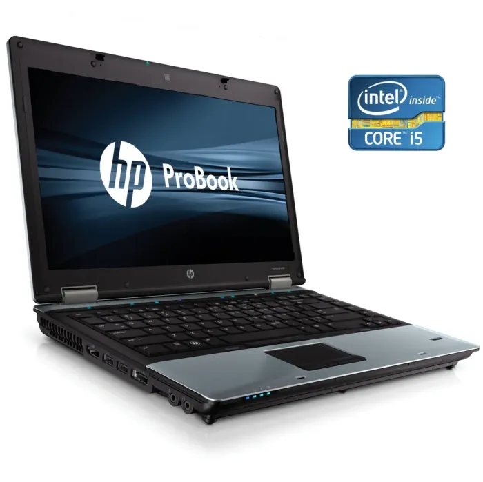 Ноутбук Б-клас HP ProBook 6450b / 14" (1366x768) TN / Intel Core i5-450M (2 (4) ядра по 2.4 - 2.66 GHz) / 8 GB DDR3 / 250 GB HDD / Intel HD Graphics / WebCam / DVD-ROM б/в - изображение 1