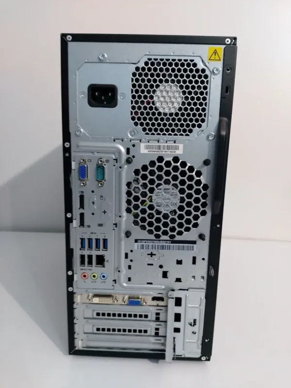 Комплект: Lenovo ThinkCentre M800 Tower / Intel Core i5-6500 (4 ядра по 3,2 - 3,6 ГГц) / 16 ГБ DDR4 / 250 ГБ SSD + 500 ГБ HDD / nVidia GeForce GTX 750 Ti, 2 ГБ GDDR5, 128-bit / DVD-ROM + Монітор LG 24MB37PM-B / 24" (1920x1080) IPS б/в - зображення 5