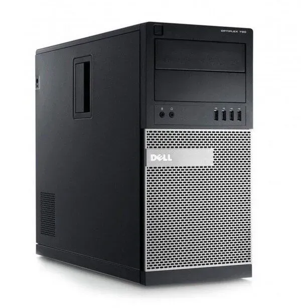 Ігровий ПК Dell OptiPlex 790 Tower / Intel Core i7-2600 (4 (8) ядра по 3.4 - 3.8 GHz) / 16 GB DDR3 / 120 GB SSD + 500 GB HDD / AMD Radeon RX 580, 8 GB GDDR5, 256-bit б/в - зображення 2