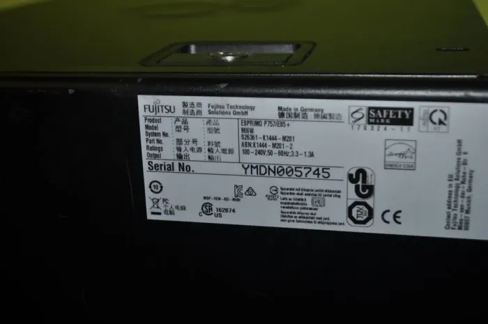 Комп'ютер Fujitsu Esprimo P757 E85 Tower / Intel Core i5-6400 (4 ядра по 2.7 - 3.3 GHz) / 16 GB DDR4 / 120 GB SSD / Intel HD Graphics 530 / Windows 11 Pro б/в - зображення 7