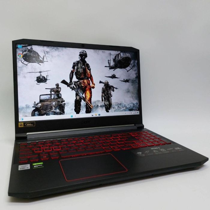 Ігровий ноутбук Acer Nitro 5 / 15,6" (1920x1080) IPS / Intel Core i5-10300H (4 (8) ядра по 2,5 - 4,5 ГГц) / 16 ГБ DDR4 / 512 ГБ SSD / nVidia GeForce GTX 1650, 4 ГБ GDDR5, 128-біт / Веб-камера б/в - зображення 6