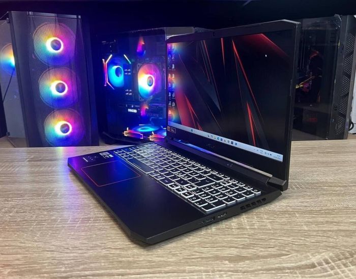 Ігровий ноутбук Acer Nitro 5 AN515-55 / 15.6" (1920x1080) IPS / Intel Core i5-10300H (4 (8) ядра по 2.5 - 4.5 GHz) / 8 GB DDR4 / 512 GB SSD / nVidia GeForce GTX 1660 Ti, 6 GB GDDR6, 192-bit / WebCam б/в - зображення 5