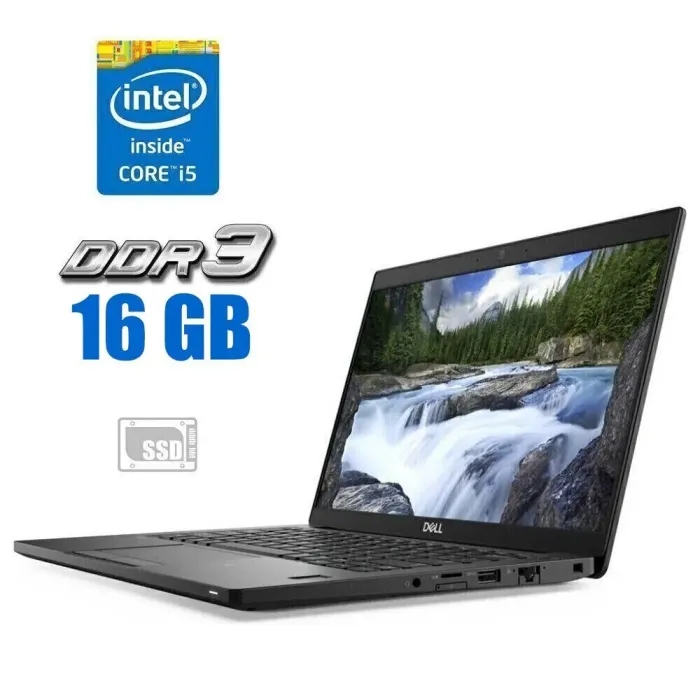 Ультрабук Dell Latitude 7390 2-in-1 / 13.3" (1920x1080) IPS Touch / Intel Core i5-8350U (4 (8) ядра по 1.7 - 3.6 GHz) / 16 GB DDR3 / 240 GB SSD / Intel UHD Graphics 620 / WebCam / HDMI б/в - зображення 1
