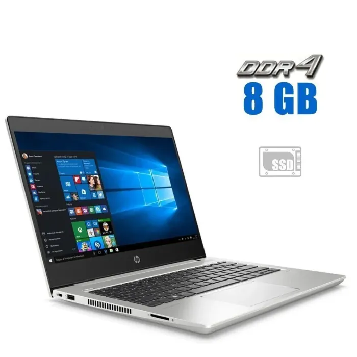 Ультрабук HP ProBook 430 G6 / 13.3" (1366x768) TN / Intel Core i3-8145U (2 (4) ядра по 2.1 - 3.9 GHz) / 8 GB DDR4 / 128 GB SSD / Intel UHD Graphics / WebCam / Windows 10 Pro б/в - зображення 1
