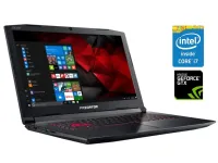 Ігровий ноутбук Б-клас Acer Predator Helios 300 G3-571 / 15.6" (1920x1080) IPS / Intel Core i7-7700HQ (4 (8) ядра по 2.8 - 3.8 GHz) / 8 GB DDR4 / 256 GB SSD / nVidia GeForce GTX 1050 Ti, 4 GB GDDR5, 128-bit / WebCam б/в
