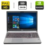 Робоча станція Б-класс Fujitsu Celsius H730 / 15.6" IPS / Intel Core i7-4600M (2(4) ядра по 2.9-3.6 GHz) / 8GB DDR3 / 256GB SSD / Quadro K1100M, 2GB GDDR5, 128-bit / WebCam / VGA б/в