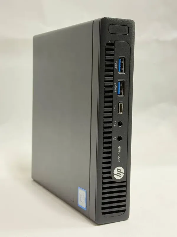 Комплект ПК: HP ProDesk 600 G2 Desktop Mini USFF / Intel Core i3-6100T (2 (4) ядра по 3.2 GHz) / 8 GB DDR4 / 256 GB SSD M.2 / Intel HD Graphics 530 / Wi-Fi + Монітор LG 22M38A-B / 22" (1920x1080) TN / VGA б/в - зображення 8