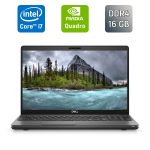 Мобільна робоча станція Dell Precision 3541 / 15,6" (1920x1080) IPS / Intel Core i7-9850H (6 (12) ядер по 2,6 - 4,6 ГГц) / 16 ГБ DDR4 / 512 ГБ SSD / nVidia Quadro P620, 4 ГБ GDDR5 128-bit / WebCam / Windows 10 б/в