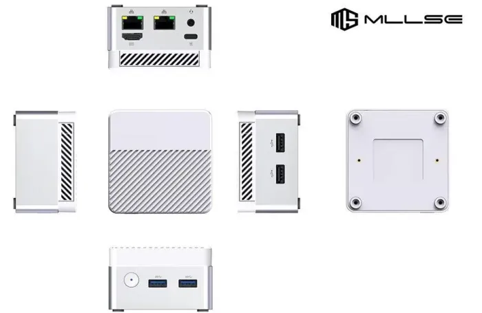 Неттоп Mllse Mini PC G6 (ANB01) USFF / Intel N95 (4 ядра по 3.4 GHz) / 8 GB DDR5 / 256 GB SSD / Intel UHD Graphics / Windows 11 Pro + Блок питания, кабель HDMI - зображення 22