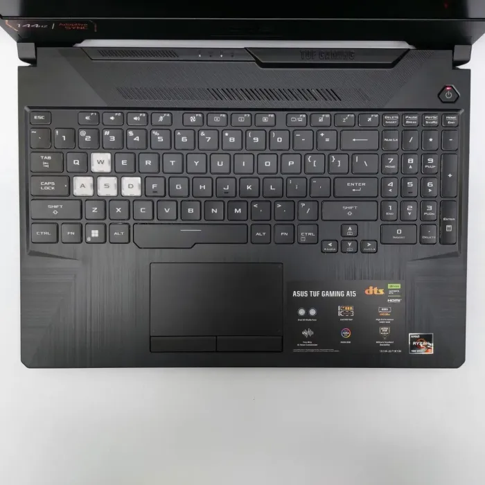 Ігровий ноутбук ASUS TUF Gaming A15 / 15.6" (1920x1080) IPS / AMD Ryzen 5 7535HS (6 (12) ядер по 3.3 - 4.55 GHz) / 16 GB DDR5 / 512 GB SSD / nVidia GeForce RTX 2050, 4 GB GDDR6, 64-bit / WebCam б/в - зображення 3