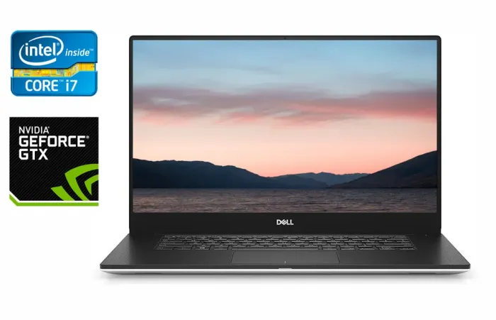 Ігровий ноутбук Dell XPS 15 7590 / 15.6" (3840x2160) IPS / Intel Core i7-9750H (6 (12) ядер по 2.6 - 4.5 GHz) / 16 GB DDR4 / 512 GB SSD / nVidia GeForce GTX 1650, 4 GB GDDR6, 128-bit / WebCam / HDMI / Windows 10 б/в - зображення 1