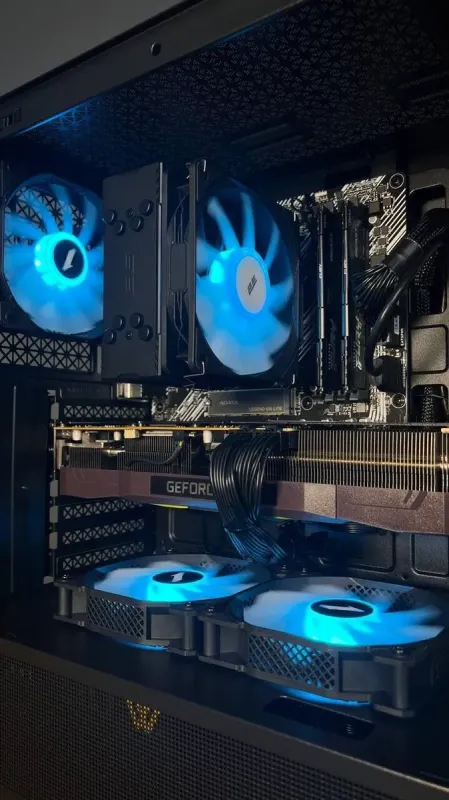 Збірка під замовлення: ігровий ПК 1stPlayer Mi7 ARGB Tower / AMD Ryzen 5 5600 (6 (12) ядер по 3.5 - 4.4 GHz) / 32 GB DDR4 / 1000 GB SSD M.2 / nVidia GeForce RTX 3070 Ti, 8 GB GDDR6X, 256-bit / 750W б/в - зображення 10